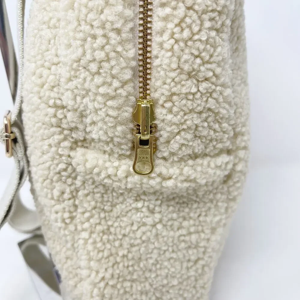 Studio Noos Kids Teddy Midi Backpack Ecru Cream Lightweight Adjustable Straps